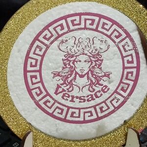 Versace Gold and Pink Mirror